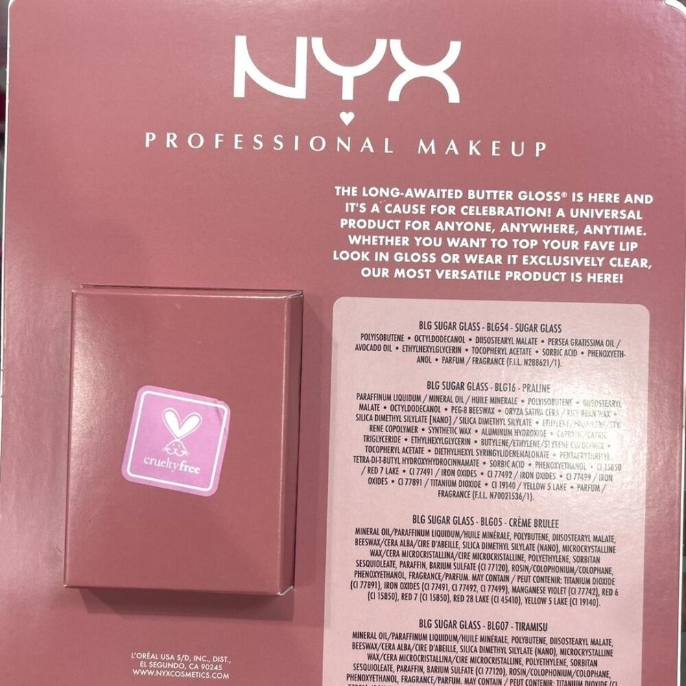 NYX Butter Gloss Set of 4 NEW - Picture 2 of 2